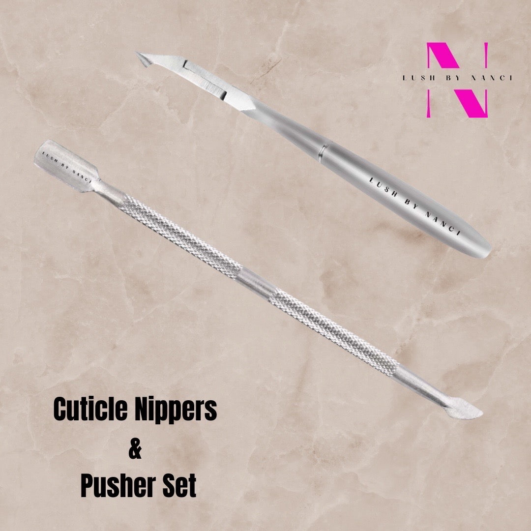 Cuticle Nippers & Pusher set