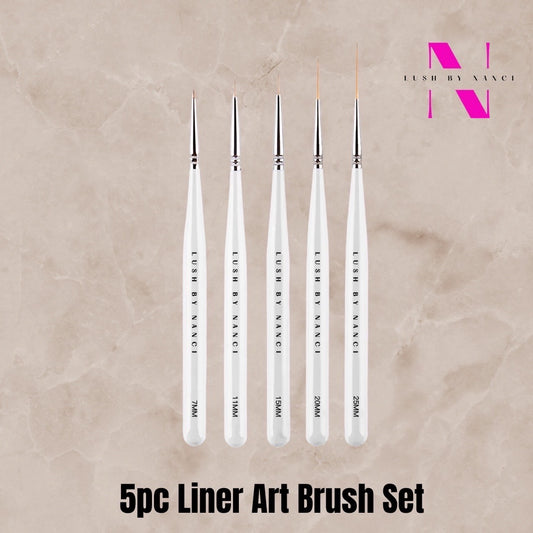 5pc liner brush set